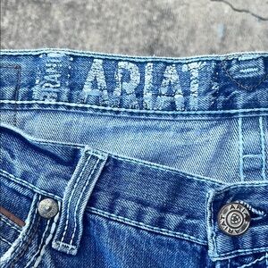 Ariat Blue Bootcut Jeans Classic Style size 38x32